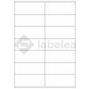 Labelea Samolepiace etikety 105x41 mm biele papierové, na hárku A4, pre laserovú a atramentovú tlač, Farba etikiet Biela, Počet hárkov v balení 100 EPY105041W014S Labelea Samolepiace etikety 105x41 mm biele papierové, na hárku A4, pre laserovú a atramentovú tlač, Farba etikiet Biela, Počet hárkov v balení 100 EPY105041W014S