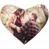 Premium vankúš v tvare srdca s fotkou Premium vankúš v tvare srdca s fotkou