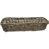 Hrantík kubu ratan klasik sivý 50x14/V12cm Hrantík kubu ratan klasik sivý 50x14/V12cm