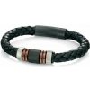 Kožený náramok (oceľ) B4377 Kožený náramok (oceľ) B4377