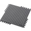 Čierna gumová rohož De-Flex - dĺžka 45 cm, šírka 45 cm, výška 1,9 cm Čierna gumová rohož De-Flex - dĺžka 45 cm, šírka 45 cm, výška 1,9 cm