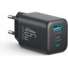 Joyroom Nabíječka Joyroom JR-TO1 GaN 45 USB-C Lightning USB-A síťová nabíječka - černá Joyroom Nabíječka Joyroom JR-TO1 GaN 45 USB-C Lightning USB-A síťová nabíječka - černá