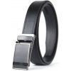 Kožený opasok s automatickou prackou BLACK CROCO - Čierna Kožený opasok s automatickou prackou BLACK CROCO - Čierna