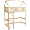 Wilsondo Drevená vyvýšená detská posteľ Villa 80x180 - borovica Wilsondo Drevená vyvýšená detská posteľ Villa 80x180 - borovica