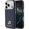 Karl Lagerfeld puzdro Karl & Choupette Head Pins Saffiano MagSafe pre iPhone 17 Pro modré (KLHMP17L6PFKCLB)