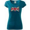 Britská vlajka stará - Dámske tričko Pure - XS ( Petrolejová ) Britská vlajka stará - Dámske tričko Pure - XS ( Petrolejová )