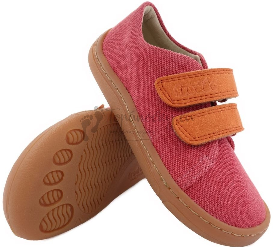 Froddo detské barefoot plátenky Vegan G3130229-4 fuxia