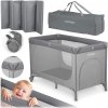 Ricokids Cestovná postieľka RK-242 sivá Ricokids Cestovná postieľka RK-242 sivá