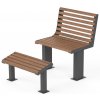 HTI VITA Lavička s opěradlem LVI294.06.b Materiál konstrukce: ocel, Povrchová úprava: komaxit dle RAL, Typ použitého obložení: ash HTI VITA Lavička s opěradlem LVI294.06.b Materiál konstrukce: ocel, Povrchová úprava: komaxit dle RAL, Typ použitého obložení: ash