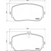 Sada brzdových platničiek, vždy 4 kusy v sade BREMBO P 50 149 (P50149)