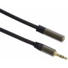 PREMIUMCORD kabel, stíněný, Jack 3.5mm - Jack 3.5mm M/F 1,5m kjqmf015t