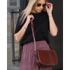 MARCO MAZZINI Hnedá dámska kožená crossbody kabelka Cremona MARCO MAZZINI Hnedá dámska kožená crossbody kabelka Cremona