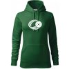 Florbal lopta - Mikina dámská Cape s kapucí - L ( Fľaškovozelená ) Florbal lopta - Mikina dámská Cape s kapucí - L ( Fľaškovozelená )