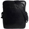 Čierna kožená taška cez plece VEGAS SendiDesign (A5) Čierna kožená taška cez plece VEGAS SendiDesign (A5)