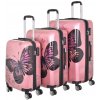 Cestovné kufre set 3ks Madisson FLY S, M, L 197 L ružová Cestovné kufre set 3ks Madisson FLY S, M, L 197 L ružová