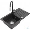 MEXEN/S MEXEN/S - Pablo granitový drez 1 s odkvapkávačom vrátane batérie Savita, čierna kropenatá 6510-76-672601-76 MEXEN/S MEXEN/S - Pablo granitový drez 1 s odkvapkávačom vrátane batérie Savita, čierna kropenatá 6510-76-672601-76