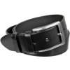 Mercucio pánsky opasok čierny hladký 740-NW