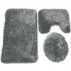 Dexxer Sada kožušinových kúpeľňových predložiek - šedá Dexxer Sada kožušinových kúpeľňových predložiek - šedá