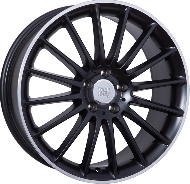 WSP W773 SHANGHAI MERCEDES 9x19 5x112 ET54 dull black R polished