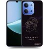Picasee silikónový čierny obal pre Xiaomi Redmi 15C 4G - You are not alone Picasee silikónový čierny obal pre Xiaomi Redmi 15C 4G - You are not alone
