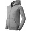 Malfini 412 Trendy Zipper, tmavosivý melír, 146cm / 10rokov Malfini 412 Trendy Zipper, tmavosivý melír, 146cm / 10rokov
