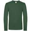 B&C pánske tričko s dlhým rukávom TU05T Bottle Green