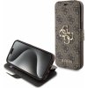 Guess 4G Metal Logo iPhone 15, Hnedé