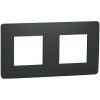Dvojrámček Schneider Electric Nová Unica Studio NU200454 antracit Dvojrámček Schneider Electric Nová Unica Studio NU200454 antracit