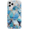 Gumený kryt MARBLE na iPhone 13 Mini - Stitching Sea Blue Gumený kryt MARBLE na iPhone 13 Mini - Stitching Sea Blue