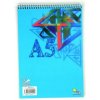 Notes Blok so špirálou hore A5 70 listov čistý Notes Blok so špirálou hore A5 70 listov čistý