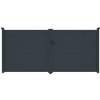 Brána G21 Orlando 350x158 cm dvoukřídlá, antracitová Brána G21 Orlando 350x158 cm dvoukřídlá, antracitová