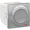 Unica - Termostat prostorový otočný 2M, Aluminium Unica - Termostat prostorový otočný 2M, Aluminium