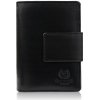 Dámska kožená peňaženka strednej veľkosti čierna s RFID ochranou Paolo Peruzzi Dámska kožená peňaženka strednej veľkosti čierna s RFID ochranou Paolo Peruzzi