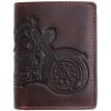 Pánska kožená peňaženka Lagen 66-6401/M MOTORKA hnedá Pánska kožená peňaženka Lagen 66-6401/M MOTORKA hnedá
