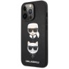Karl Lagerfeld Apple iPhone 13 Pro Saffiano Karl and Choupette Heads čierne