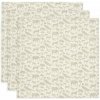 Jollein 70x70 cm Animals Olive Green 3 ks Jollein 70x70 cm Animals Olive Green 3 ks