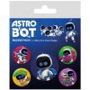 Sada odznaků Astrobot 5ks Sada odznaků Astrobot 5ks