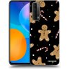 Picasee silikónový čierny obal pre Huawei P Smart 2021 - Gingerbread Picasee silikónový čierny obal pre Huawei P Smart 2021 - Gingerbread