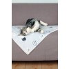 Deka pro kočky MIMI šedá s kočičími hlavami 70x50cm TR Deka pro kočky MIMI šedá s kočičími hlavami 70x50cm TR