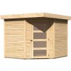 KARIBU SCHWANDORF 5 drevený domček (73470) 242 x 246 cm, natur LG3904 KARIBU SCHWANDORF 5 drevený domček (73470) 242 x 246 cm, natur LG3904