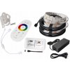 Sada LED pásikov 5050 RGB farba biela diaľkový ovládač RF 10 m Sada LED pásikov 5050 RGB farba biela diaľkový ovládač RF 10 m