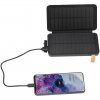 Solárny Power bank, 8000 mAh, čierna Solárny Power bank, 8000 mAh, čierna