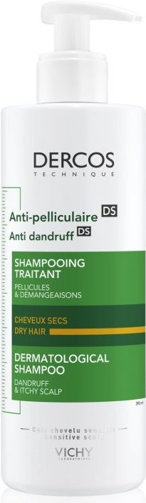 Vichy Dercos Antipelliculaire šampón proti suchým lupinám 390 ml