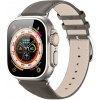DUX DUCIS YS - kožený remienok pre Apple Watch SE 2022 44mm, sivý DUX DUCIS YS - kožený remienok pre Apple Watch SE 2022 44mm, sivý