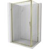 MEXEN/S - Exo sprchovací kút, posuvné dvere 105 x 95, transparent, zlato 8151-105-095-50-00 MEXEN/S - Exo sprchovací kút, posuvné dvere 105 x 95, transparent, zlato 8151-105-095-50-00