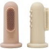 Mushie Finger Toothbrush detská zubná kefka na prst Shifting Sand/Blush 2 ks Mushie Finger Toothbrush detská zubná kefka na prst Shifting Sand/Blush 2 ks