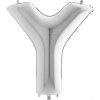Nafukovací balónik písmeno Y strieborné 102 cm - Grabo Nafukovací balónik písmeno Y strieborné 102 cm - Grabo