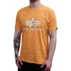 Alpha Industries Basic T-Shirt Tangerine tričko pánske Farba: oranžová, Veľkosť: M Alpha Industries Basic T-Shirt Tangerine tričko pánske Farba: oranžová, Veľkosť: M