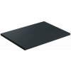 Omnires Aquarock obdĺžniková sprchová vanička + mriežka 100x90 cm čierna AQUAROCK90-100BLV Omnires Aquarock obdĺžniková sprchová vanička + mriežka 100x90 cm čierna AQUAROCK90-100BLV
