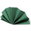 DekoStar Obrúsok tmavozelený 38 x 38 cm 50 ks